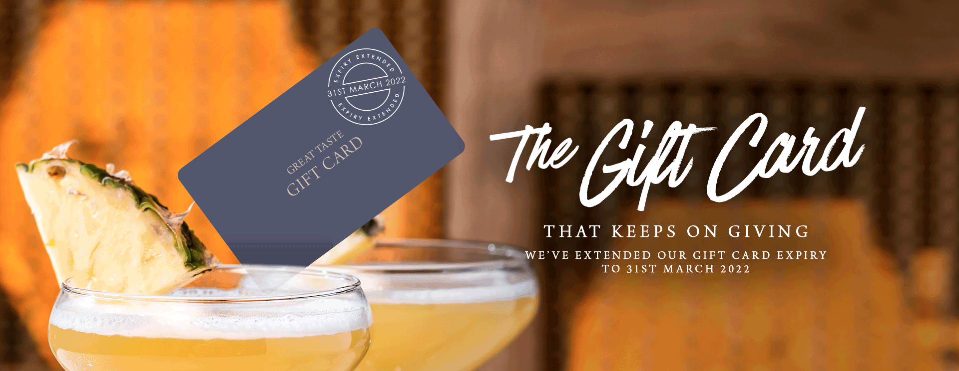 Give the gift of a gift card at The Fishery Inn