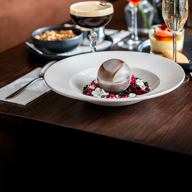 Dessert menu at The Fishery Inn